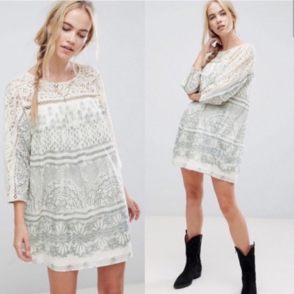 NWOT Free People Sun Daze Mini Dress S